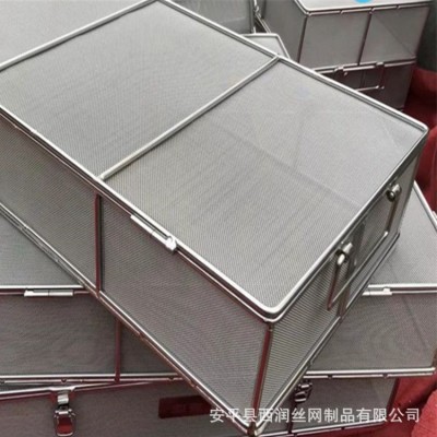 不锈钢海水筛网过滤网筐110目不锈钢过滤筛304过滤篮周转打包筐图1