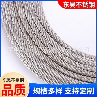 不锈钢丝绳304不锈钢丝绳索具压制钢丝绳索具两头扣起重钢丝绳图4