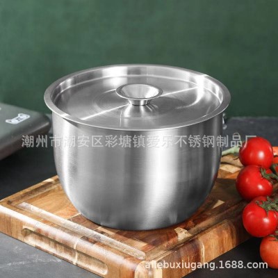 304 不锈钢打蛋盆烘焙工具蛋糕奶油加深防溅搅拌盆和面洗菜沙拉盆图4