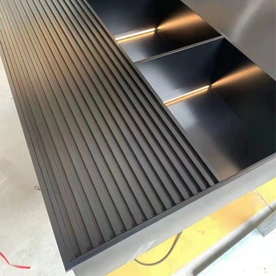 供应轻奢304不锈钢入墙式壁龛真空电镀抗指纹嵌入式304不锈钢壁柜图5
