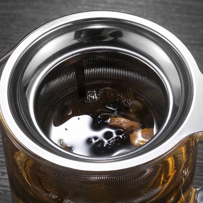 304不锈钢茶漏 不锈钢茶隔泡茶器 硅胶滤茶器茶叶网漏茶具配件图3