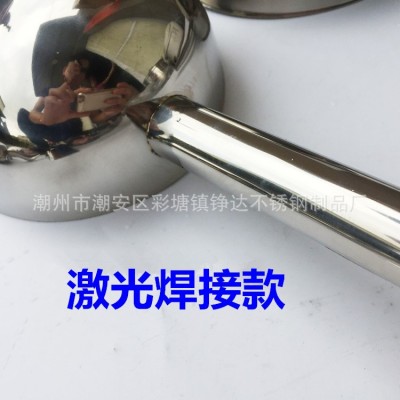 不锈钢冰铲 食品物铲 加厚平底板栗瓜子搓8-16寸干米粉铲爆米花铲图4