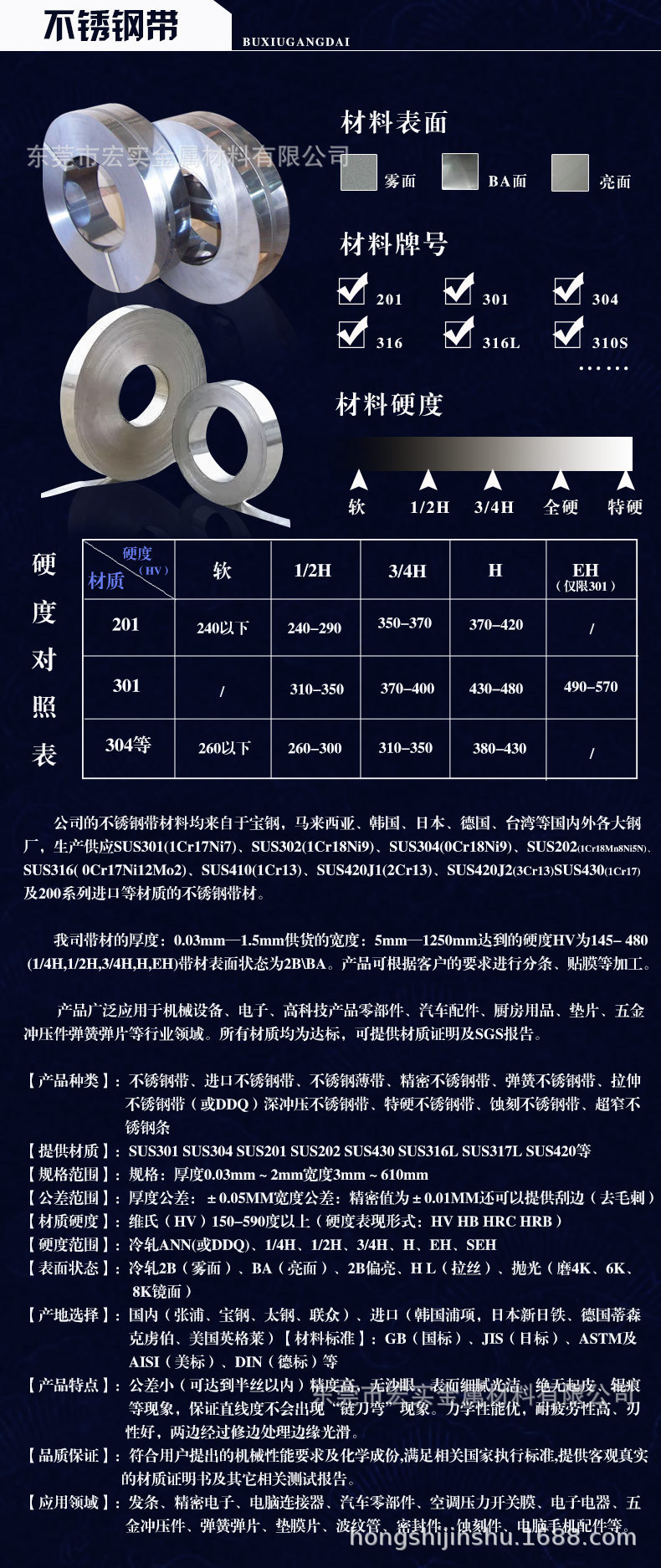 不锈钢带