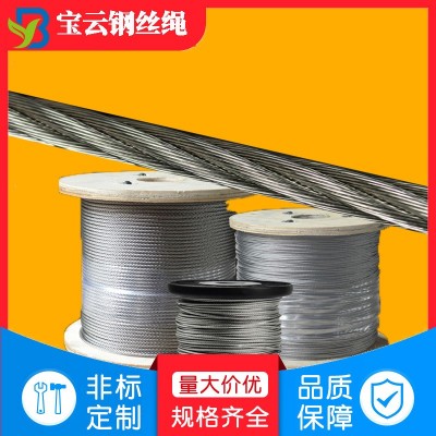 不锈钢钢丝绳304养殖用7*19不锈钢钢丝绳厂家直销10mm不锈钢丝绳图2