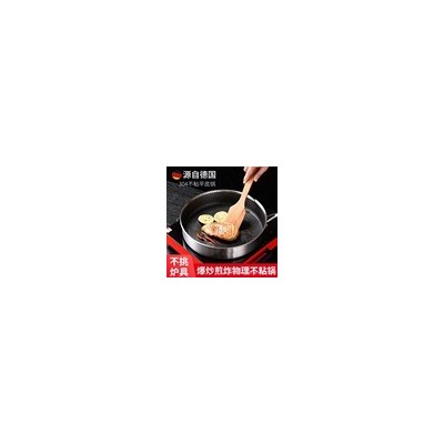 可沐抗菌316不锈钢不粘锅平底锅煎蛋饼锅电磁炉煤气灶统家用煎锅图3