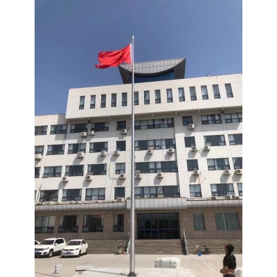 12米不锈钢旗杆304 201户外学校锥形旗杆 金属落地花园国旗杆厂家图4