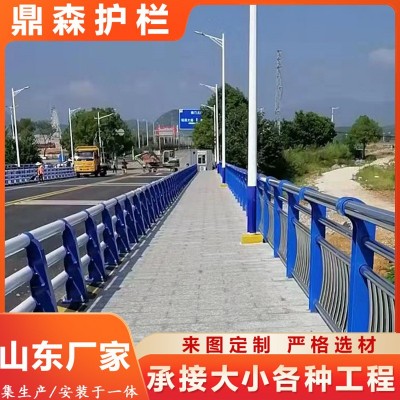 不锈钢复合管护栏景观 景区河道不锈钢复合管护栏桥梁护栏现货图1