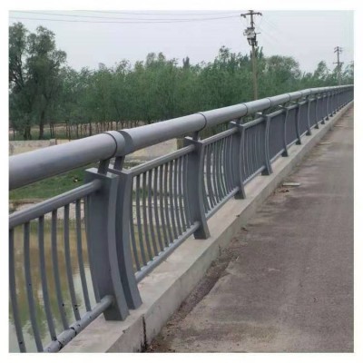 成都厂家定制河道桥梁防撞护栏道路工程栏杆不锈钢护栏图4