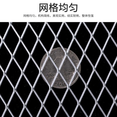 天津工厂重型钢板网金属板网 菱形不锈钢拉伸网 张拉网现货图4