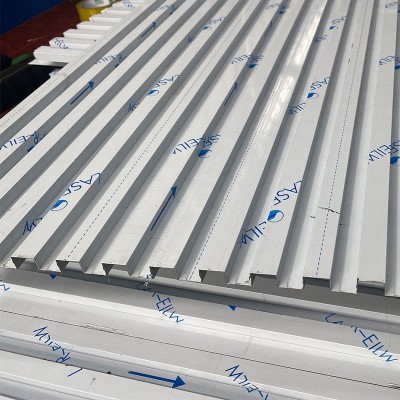 泽洋304不锈钢长城板 金属隔断走廊墙波浪装饰板铝合金凹凸格栅板图3
