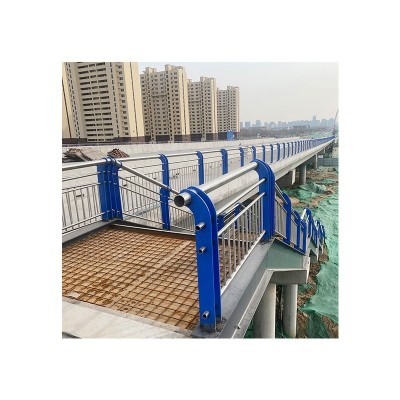 桥梁护栏 道路防撞景观护栏 201不锈钢复合管河道栏杆 桥梁防护栏图4
