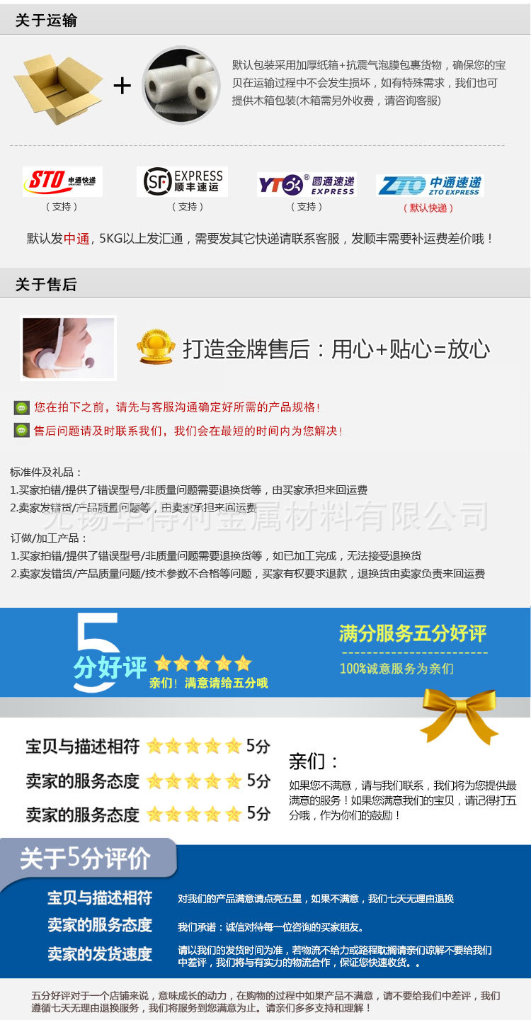 关于发货