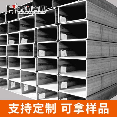 厂家304不锈钢矩形管直缝焊接大口径厚壁工业管分条切割矩形管图4