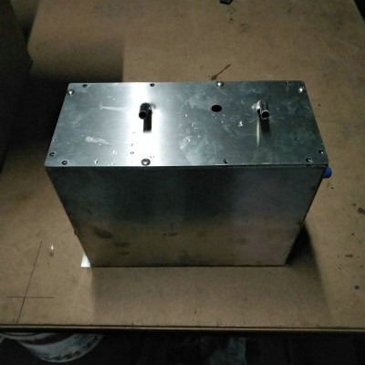 厂家定制不锈钢方形盘管蒸发器水箱 方形冷水机蒸发器弯管加工图3
