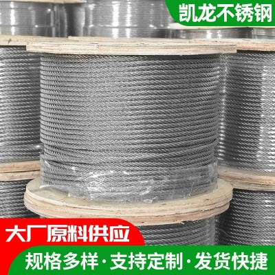 供应 304不锈钢钢丝绳 304 7*19-8MM钢丝绳晾衣绳316不锈钢绳图4