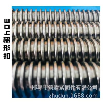 不锈钢梯形扣丝杆 304梯型牙螺纹丝杠Tr12-Tr42现货1米牙条图1
