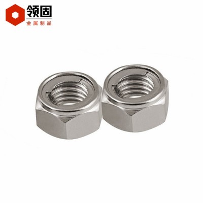 304/316不锈钢全金属锁紧螺母 GB6184六角防松螺丝帽插片自锁螺帽图4