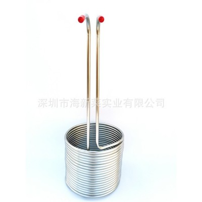 珠三角批量供应食品级304材质外贸出口啤酒冷却器麦汁冷却盘管图2