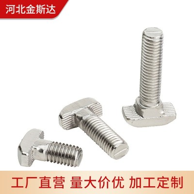 铝型材304不锈钢T形螺栓 t型螺丝 光伏T型螺栓 价格低出货快图4