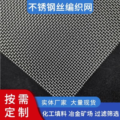 304不锈钢网编织钢丝网席型轧花网金属过滤筛网310S不锈钢 丝网格图2