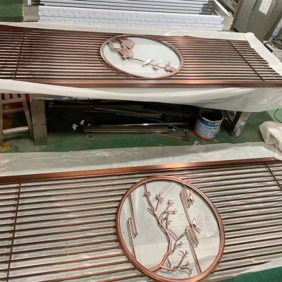 不锈钢屏风 不锈钢装饰 不锈钢加工 不锈钢制品厂家 金顺恒发图2