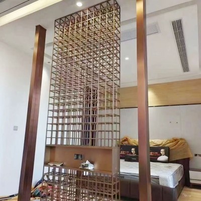 不锈钢屏风 不锈钢装饰 不锈钢加工 不锈钢制品厂家 金顺恒发图4