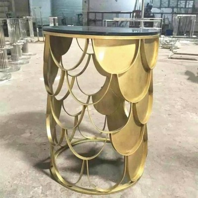 钢好美供应不锈钢屏风 金属制品工程 定制风格装饰图4
