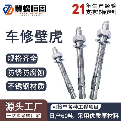 现货车修壁虎拉爆膨胀螺栓电梯用膨胀螺丝304不锈钢车修壁虎螺丝