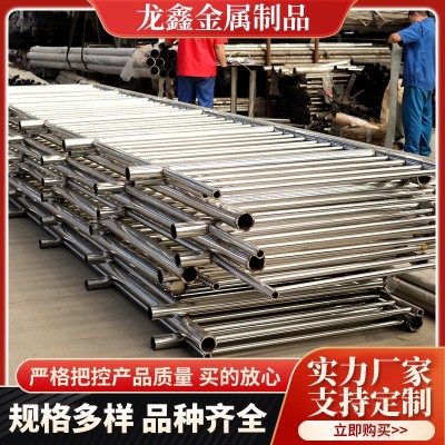304不锈钢复合管桥护栏道路防护栏来图做草坪护栏不锈钢大桥护栏图1
