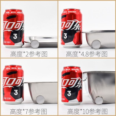 正方形不锈钢方盘加深商用托盘烧烤盘子加厚食堂盛菜盘蒸饭盘茶盘图2