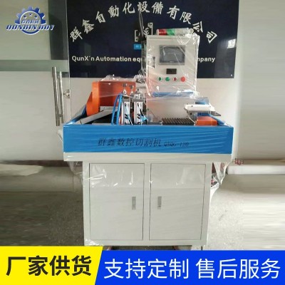 圆管无毛刺铝型管材切割机升降款无刮伤数控台式全自动管切机设备图5