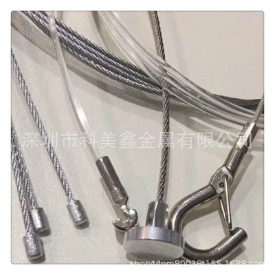 供应不锈钢钢丝绳 优质环保 彩色 包胶包塑钢丝绳图5