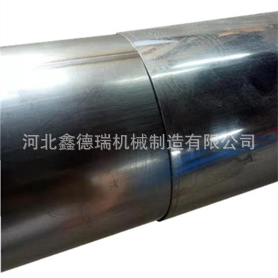 鑫德瑞烟筒圆管通风管道全自动焊管机民用烟囱直管排烟管生产线图4