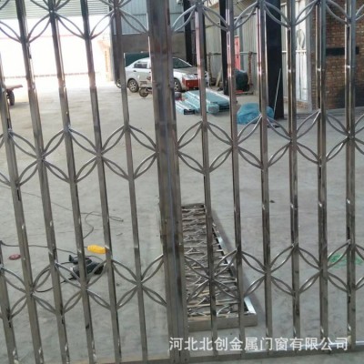 不锈钢拉闸门 怀旧拉闸门 铝合金拉闸门 仓库推拉门 拉闸门加厚款