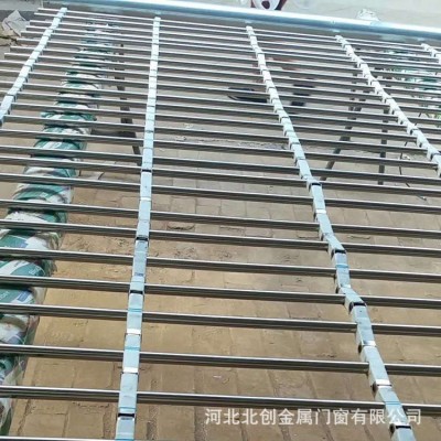 银行不锈钢链条通风卷帘门 防盗不锈钢卷帘门 链条卷帘门批发图4