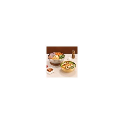 不锈钢拌饭碗韩式冷面碗水果沙拉碗大号料理盆大碗韩国ins 风餐具图4