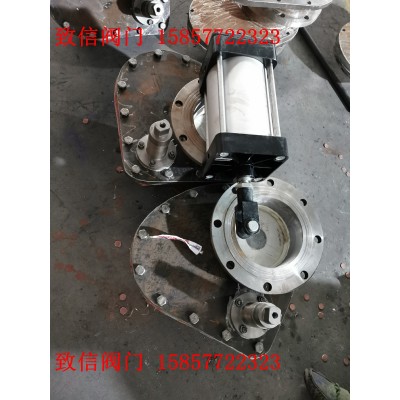 摆动式圆顶阀BZ643TC-10气动陶瓷旋转出进料阀陶瓷旋转排放料阀图5