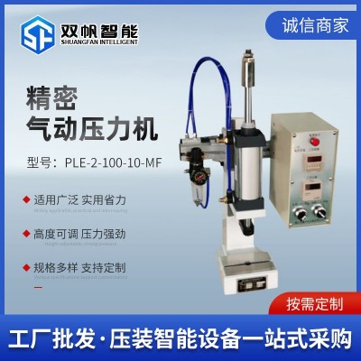 烟台批发PLE-2-100-10-MF气动压力机气液增压缸铆接机铆压设备图2
