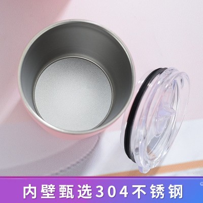 304不锈钢咖啡杯 16oz12oz双层真空保温杯 简约便携随手杯可定 制图3