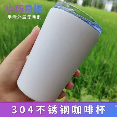 304不锈钢咖啡杯 16oz12oz双层真空保温杯 简约便携随手杯可定 制图2