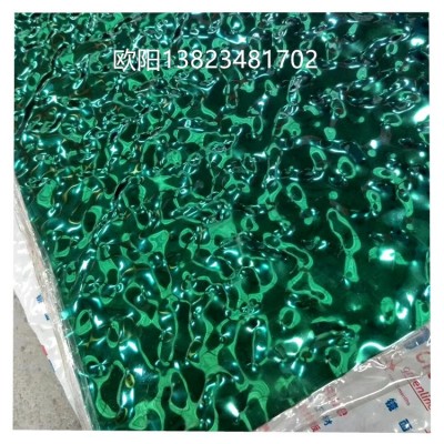 金属水波压纹板材批发 承接娱乐会所不锈钢工程装饰装潢量尺安装图2