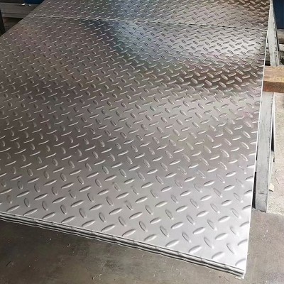 镀锌压花楼梯花纹板 机械制造用建筑金属板 304不锈钢冷轧花纹板图3