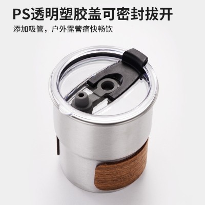 户外防烫露营杯304不锈钢水杯便携式耐高温咖啡杯野营装备啤酒杯图4