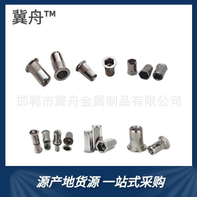 现货批发 304不锈钢拉铆螺母 不锈钢平头竖条纹 盲孔M3M4M6M8图4