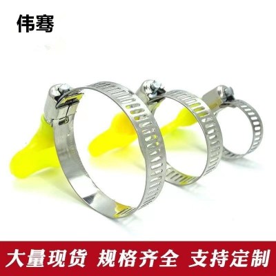 201美式不锈钢喉箍卡箍管卡管夹卡扣煤气管水管消防抱箍快速安装图3