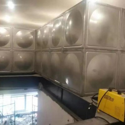 组合式玻璃钢不锈钢生活水箱加工 18立方保温地埋式蓄水箱定制图2