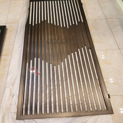供应304/201不锈钢酒店大堂隔断 大型屏风加工定制