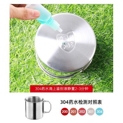 304不锈钢水杯户外露营杯子 野营折叠手柄口杯便携式马克杯咖啡杯图2