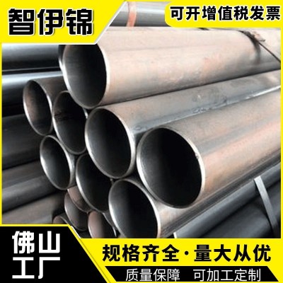 焊管厂家批发 Q235B焊接钢管 建筑工程用直缝焊管 黑退焊管架子管图2