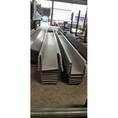 304不锈钢天沟水槽厂家 U型槽 建筑屋檐排水槽 可激光切割折弯加工图1